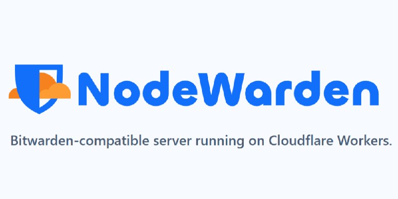 GitHub - shuaiplus/nodewarden: A third-party Bitwarden server running on Cloudflare Workers