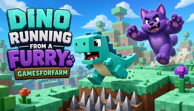 Save 70% on Dino running from a FURRY: GAMESFORFARM on Steam