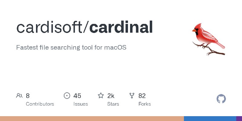 GitHub - cardisoft/cardinal: Fastest file searching tool for macOS