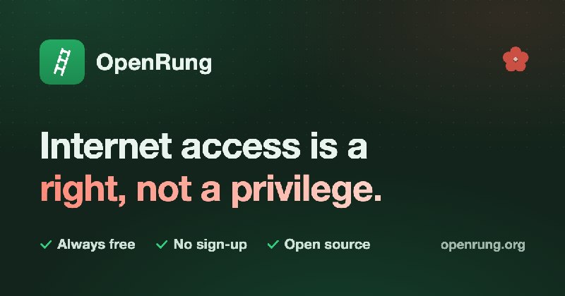 OpenRung — Reach the open internet